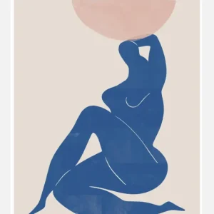 Vase And Woman Canvasprint (30x40 cm) Paiement Sécurisé