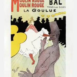 Affiche Pour Le Moulin Rouge La Goulue (1898 Canvasprint (30x40 cm) Commande En Gros