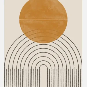 Arch Composition No4 Canvasprint (30x40 cm) Bon Plan