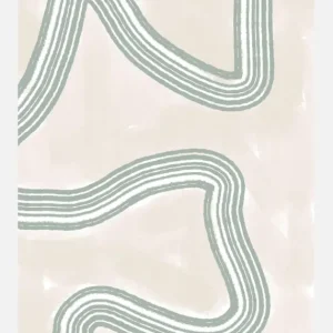 Authentique Abstracto Twist Canvasprint (30x40 cm)