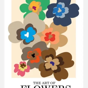 The Art Of Flowers Pink Canvasprint (30x40 cm) Produit De Marque