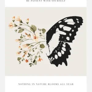 Be Patient Canvasprint (30x40 cm) Réduction