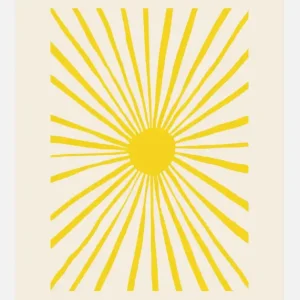 The Sun Canvasprint (30x40 cm) Dernier Modèle