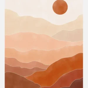 3x4 Aspectratioterracotta37 Canvasprint (30x40 cm) Retour Gratuit