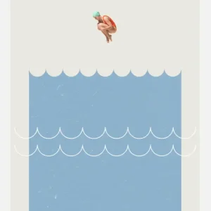 Acheter En Ligne Dive In Canvasprint (30x40 cm)