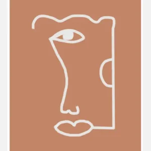 Abstract Head No2 Canvasprint (30x40 cm) Nouveauté