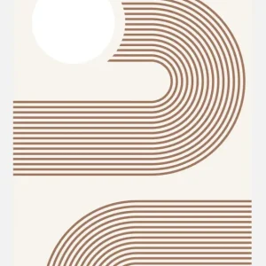 Achat Immédiat Beige Arc No.2 Canvasprint (30x40 cm)