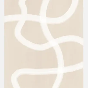 White Brush Stroke No.1 Canvasprint (30x40 cm) Offre Exclusive