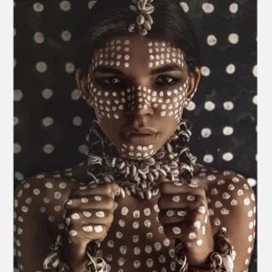 Aboriginal Body Art I Canvasprint (30x40 cm) Super Prix