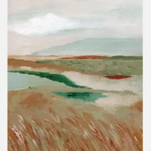 Wheat Meadow Ll Canvasprint (30x40 cm) Usine Directe