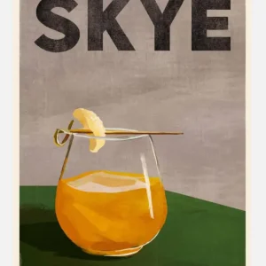 Vente Directe Isle Of Skye Scotland Scotch Cocktail Travel Canvasprint (30x40 cm)