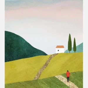 Walking Home Canvasprint (30x40 cm) Commander Maintenant