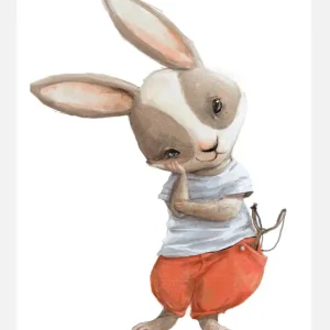 Tricky Rabbit Canvasprint (30x40 cm) Offre Exclusive
