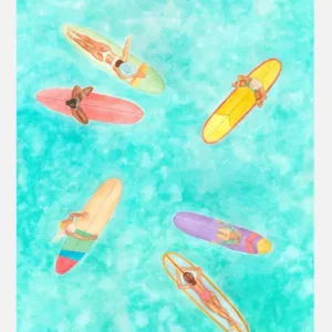 Acheter Direct Friendships A Waves Canvasprint (30x40 cm)