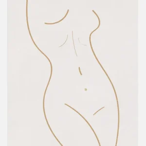 Body Lines Iv Canvasprint (30x40 cm) Réduction