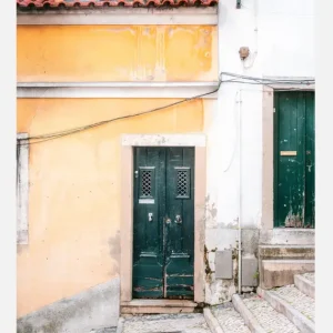 Acheter Direct Lisbon Door Canvasprint (30x40 cm)