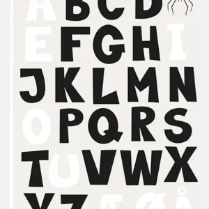 Abc - Light Canvasprint (30x40 cm) Expédition Rapide