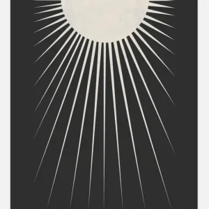 Acheter En Ligne Minimal Moon Canvasprint (30x40 cm)