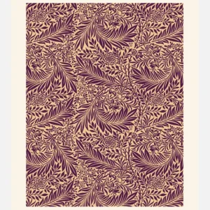 William Morris - Larkspur 6 Canvasprint (30x40 cm) Réduction