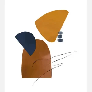 Achetez Aujourd’hui Abstract Shapes I Canvasprint (30x40 cm)