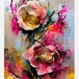 Wild Roses Canvasprint (30x40 cm) Expédié Aujourd’hui