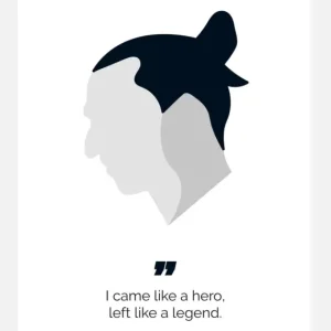 Zlatan The Legend Canvasprint (30x40 cm) Commande En Gros