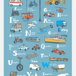 Abc Transport Canvasprint (30x40 cm) Bon Marché
