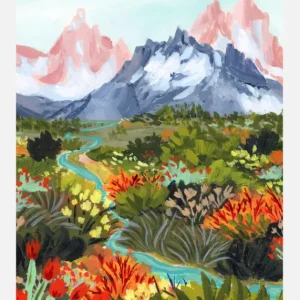 Autumn Mountains Canvasprint (30x40 cm) Commander Vite