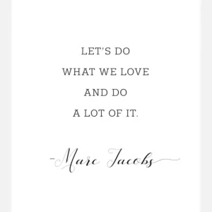 Vente Directe Let's Do What We Love And Do A Lot Of It Canvasprint (30x40 cm)