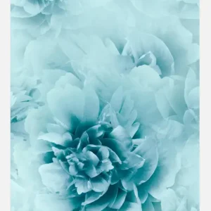 Achetez Aujourd’hui Turquoise Flowers Canvasprint (30x40 cm)