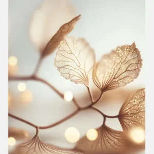 Acheter Direct Filigree Leafs Canvasprint (30x40 cm)