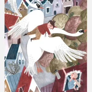 The Magical Wild Geese Canvasprint (30x40 cm) Dernière Chance