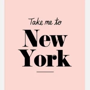 Take Me To New York - Pink Canvasprint (30x40 cm) Commander Maintenant