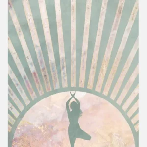 Achat Immédiat Yoga Boho Sun Rise Canvasprint (30x40 cm)