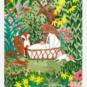 Welcome To The Forest Canvasprint (30x40 cm) Bon Plan