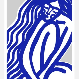 Achat Immédiat The Silence (blue) Canvasprint (30x40 cm)