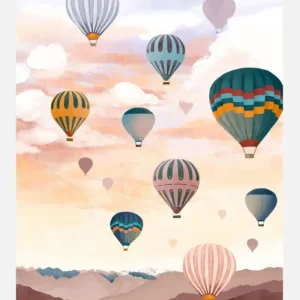 Airballoon Sky Canvasprint (30x40 cm) Commande En Gros