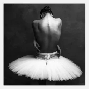 Ballerina's Back Canvasprint (30x30 cm) Jusqu’à Épuisement Des Stocks