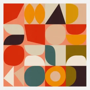 Bauhaus New 4 Canvasprint (30x30 cm) Petit Prix