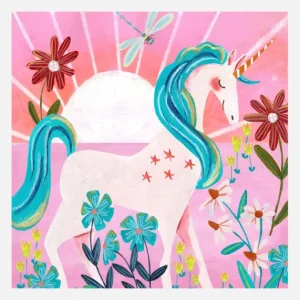 Super Prix Unicorn III Canvasprint (30x30 cm)