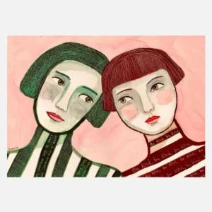 Best Friends Canvasprint (30x40 cm) Produit De Marque