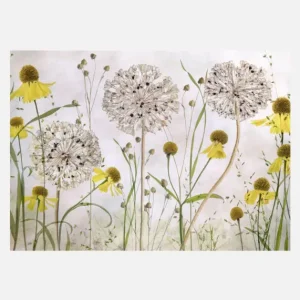 Acheter En Ligne Alliums And Heleniums Canvasprint (30x40 cm)